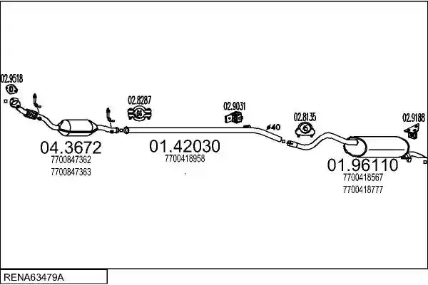 MTS RENA63479A016104