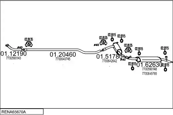 MTS RENA65670A002028