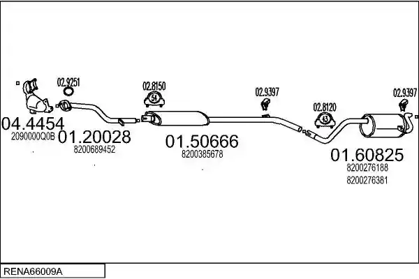 MTS RENA66009A018642