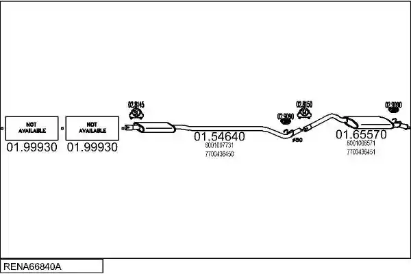 MTS RENA66840A001995