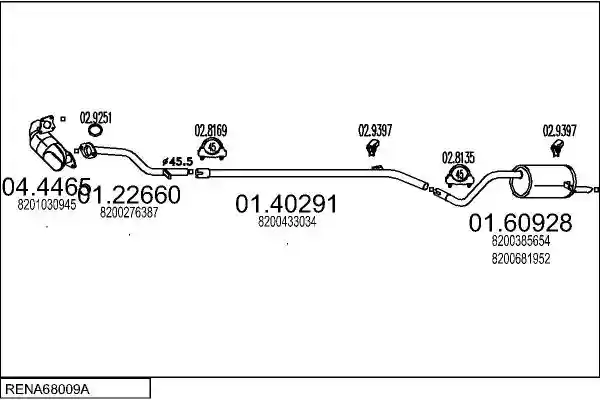 MTS RENA68009A018314