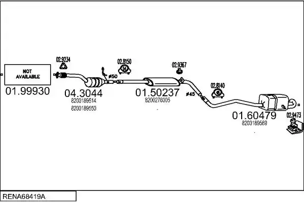 MTS RENA68419A017444