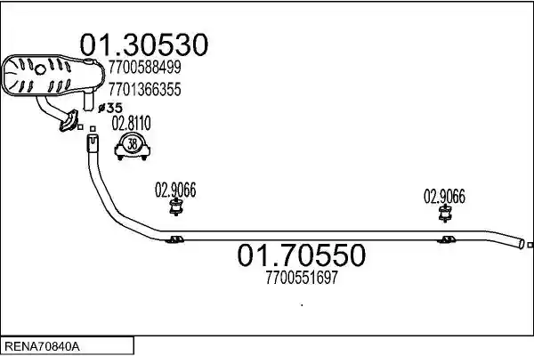 MTS RENA70840A001979