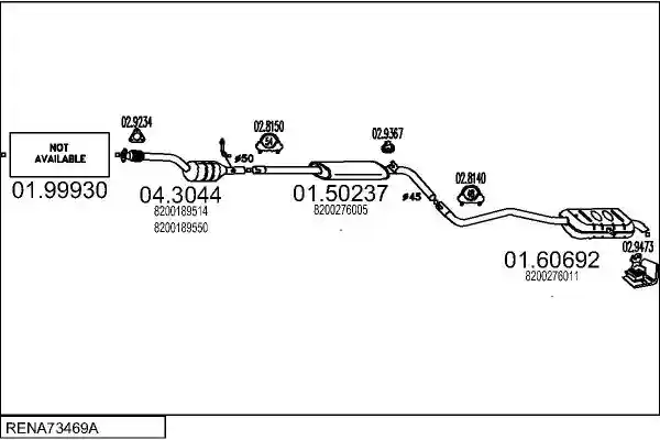 MTS RENA73469A018047