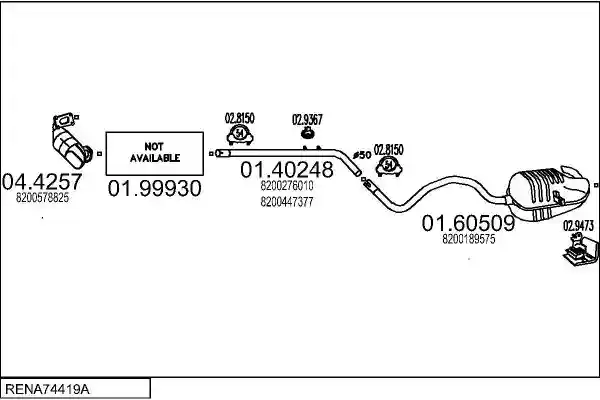MTS RENA74419A018780