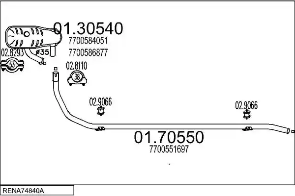MTS RENA74840A001976