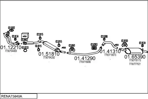 MTS RENA75840A012531