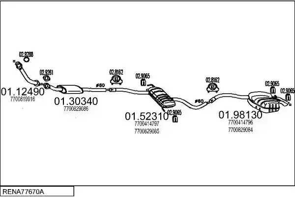 MTS RENA77670A004805