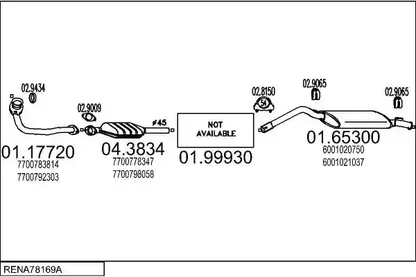 MTS RENA78169A002001