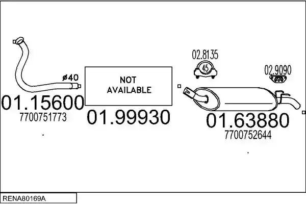 MTS RENA80169A001994