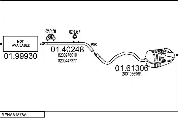 MTS RENA81878A033126