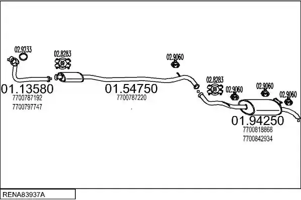 MTS RENA83937A012327