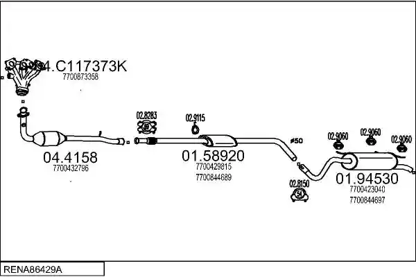 MTS RENA86429A005646