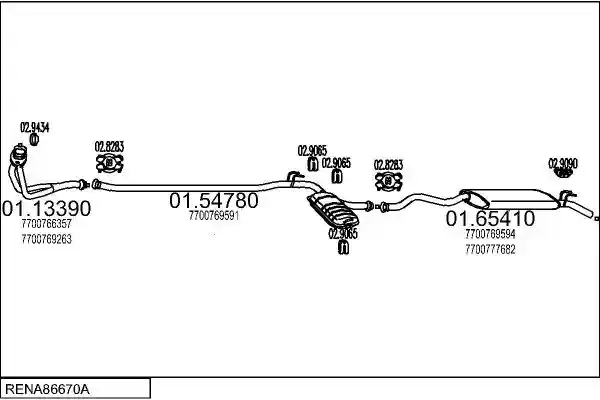 MTS RENA86670A005049