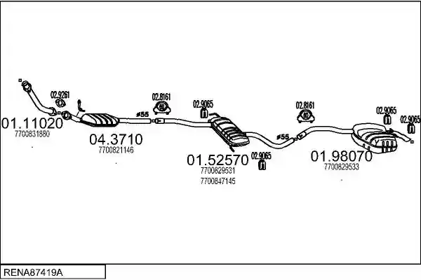 MTS RENA87419A012260