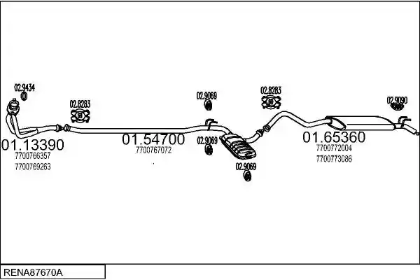 MTS RENA87670A002074