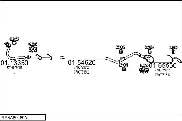 MTS RENA89169A002000
