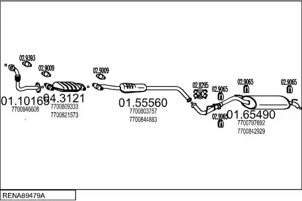 MTS RENA89479A005645