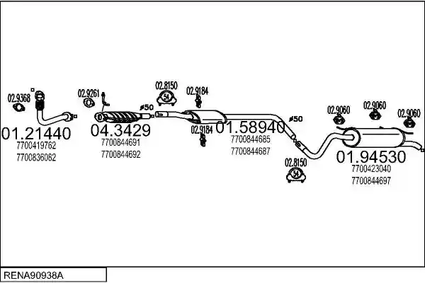MTS RENA90938A020476
