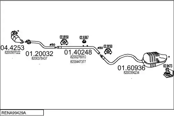 MTS RENA99429A019400
