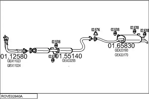 MTS ROVE02840A003181