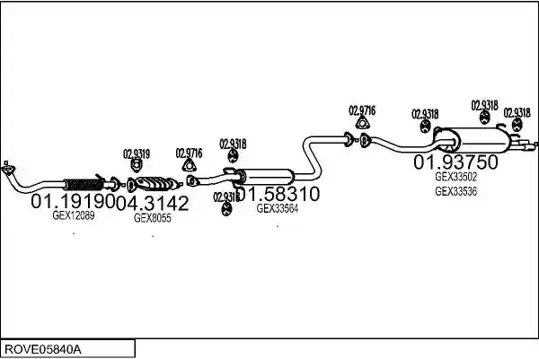 MTS ROVE05840A012963