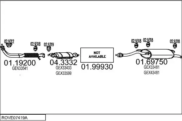 MTS ROVE07419A003219