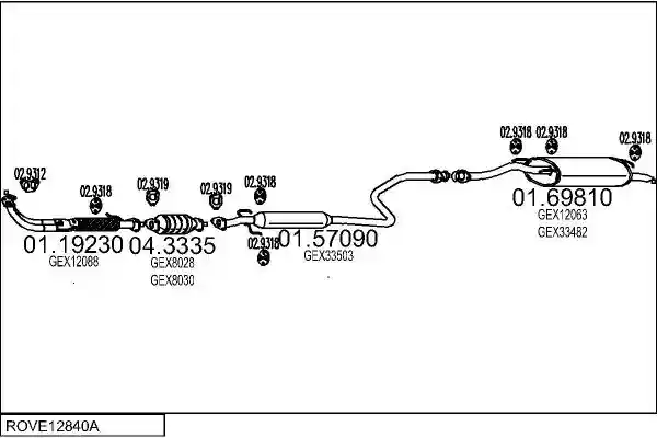 MTS ROVE12840A004082