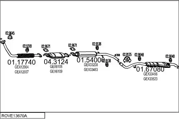 MTS ROVE13670A003240