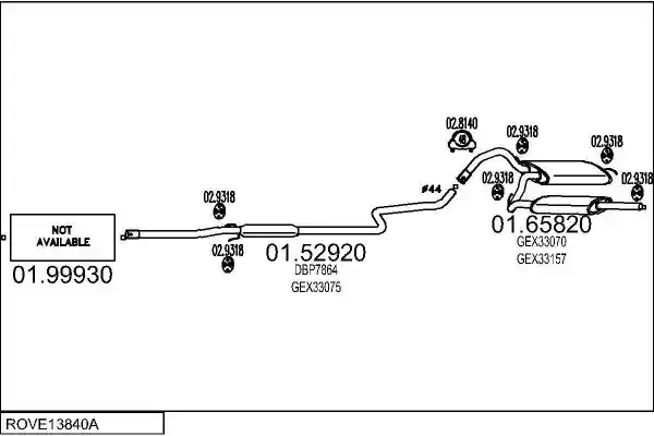 MTS ROVE13840A003174