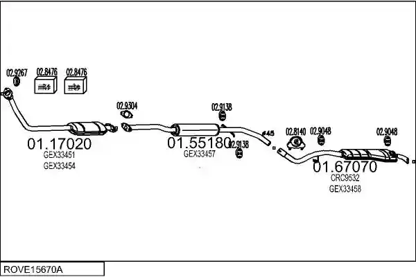 MTS ROVE15670A003242