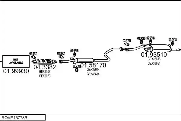 MTS ROVE15778B054948