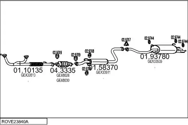 MTS ROVE23840A003199