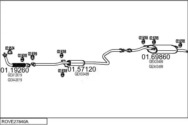 MTS ROVE27840A004019