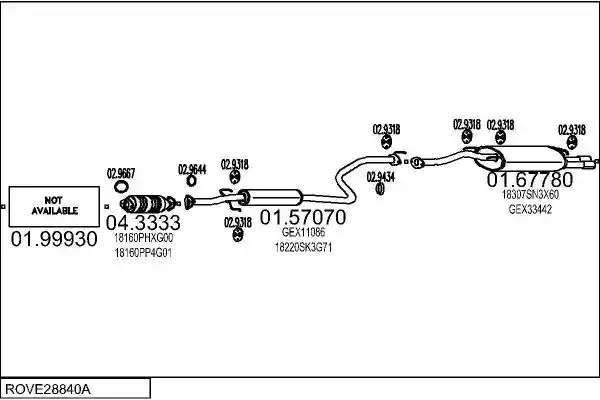MTS ROVE28840A008619