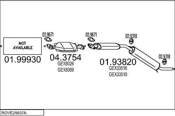 MTS ROVE29837A003171