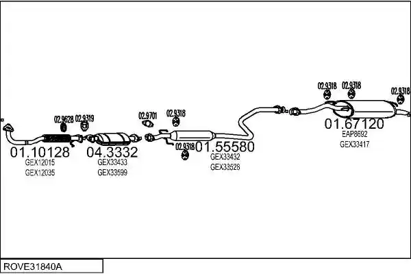MTS ROVE31840A004015