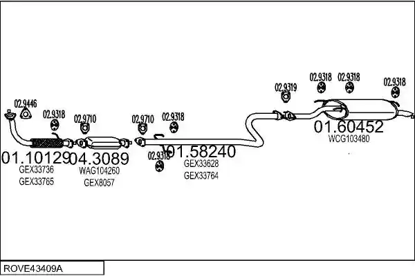 MTS ROVE43409A014639