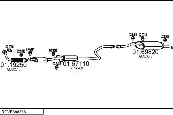 MTS ROVE58837A013981