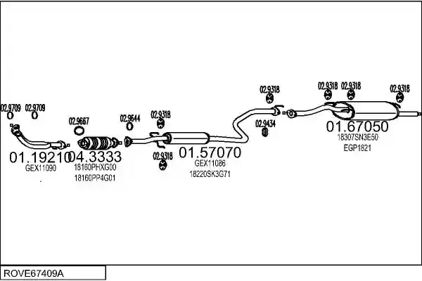 MTS ROVE67409A003234