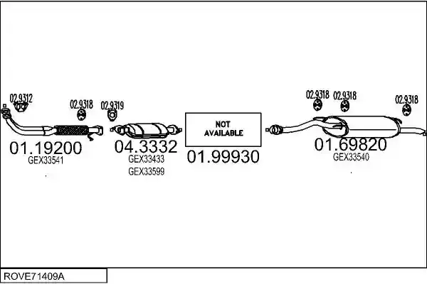 MTS ROVE71409A003233