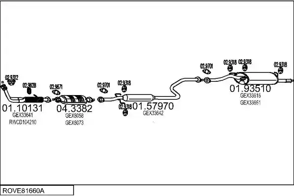 MTS ROVE81660A004016