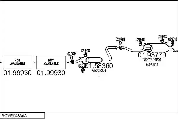MTS ROVE94830A003197
