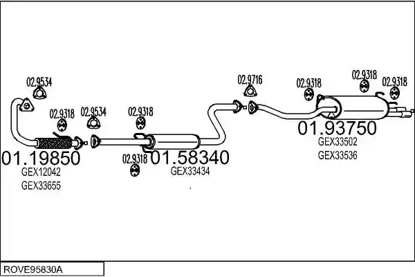 MTS ROVE95830A003187