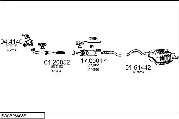 MTS SAAB08808B018570