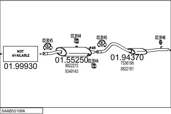 MTS SAAB55109A002923