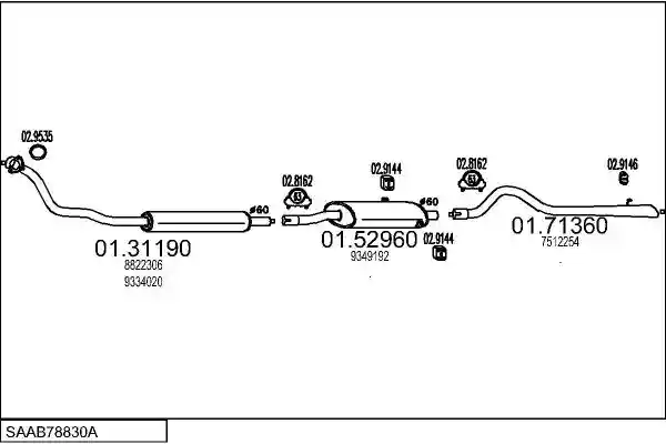 MTS SAAB78830A003005