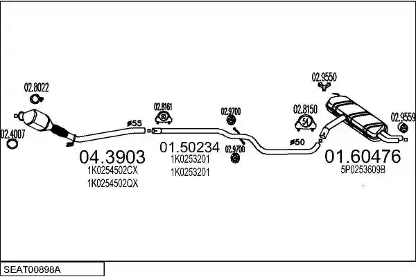 MTS SEAT00898A033361