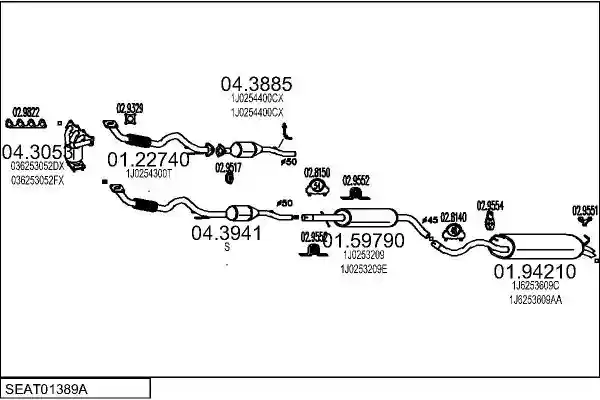 MTS SEAT01389A015640