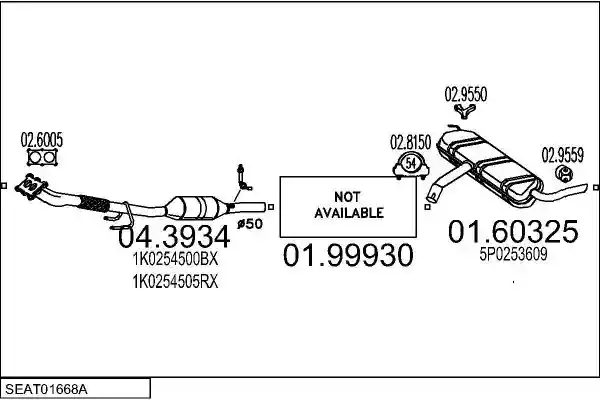 MTS SEAT01668A033676